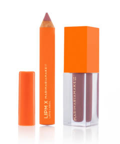 Lipmix Batom Líquido 4ml + Lápis Labial 1.2g - Rose Nude / Mari Maria Makeup