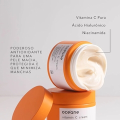 Creme Hidratante Facial com Vitamina C – Vitamin C Cream 50g - Oceane - Aconchego