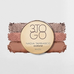 Trio de Sombras Nádia Tambasco By Océane - 3 To Go Palette Hazel 7,8g