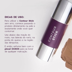 Contorno em Bastão Marrom Médio - Contour Stick Caramel Océane Purple 6g na internet