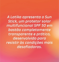 Protetor Solar em Bastão Latika Sun Stick FPS 50 - 20g - Aconchego