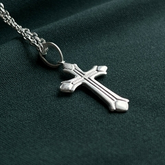 Corrente Cartier com Crucifixo