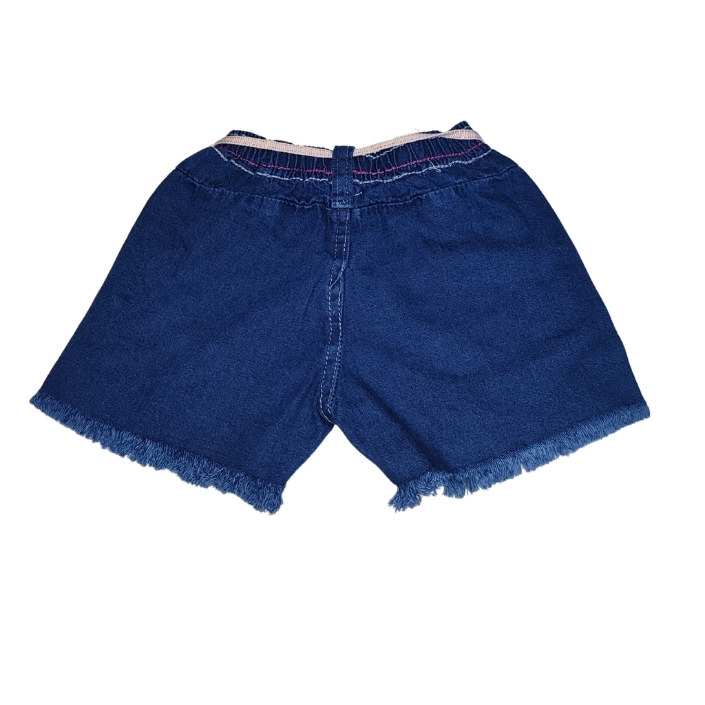 Short jeans infantil feminino sales desfiado