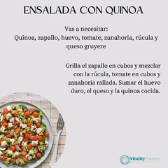 3 ideas con quinoa - gratuito - Vitality Center