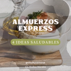 4 IDEAS DE ALMUERZOS EXPRESS - gratuito