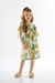 Vestido Infantil Happy Safari em Meia Malha (Bege) Up Baby