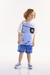 Conjunto Lúdico Infantil Menino com Short em Moletinho e Blusa 100% Algodão