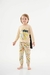 Pijama Estampado em Suedine Infantil Menino (Bege) Up Baby