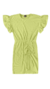 Vestido teen canelado verde - comprar online