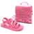 Sandália Infantil Feminina Grendene Kids Barbie Sweet Bag 22955 - Rosa