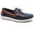 Sapato Mocassim Masculino Dockside Couro Estilo Naútico Free Way Senna - MARINHO