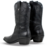 Bota Western Couro Atanado Napoli 346301 - PRETO - comprar online