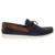 Sapato Mocassim Masculino Dockside Couro Estilo Naútico Free Way Senna - MARINHO - comprar online