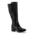 Bota Cano Longo Couro Burnish 346903 - Preto