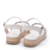 Sandália Flatform Palha Glam Sua Cia 8365.15738 - OFF WHITE - Passo Certo Calçados 