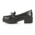 SAPATO MISSISSIPI LOAFER Q8556 - PRETO - Passo Certo Calçados 