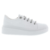 Tenis Vizzano Cadarço Straa Flatform Feminino - Branco - Passo Certo Calçados 