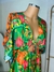 Vestido Longo Floral c/ recorte frontal - comprar online