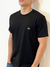 Camiseta regular fit preta - Da Gringa Store | Moda Masculina 