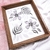 Quadro Decorativo Floral Monocromático na internet