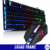 KIT TECLADO SEMI MECANICO + MOUSE GAMER RGB