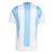 camisa-seleção-argentina-2024-25 -masculina-torcedor-adidas-+-Patch-de-campeão-do-mundo-branca-azul