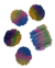 Posavasos - Set X 4 - Con Base De Resina Multicolor - Chuli regalería