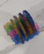 Posavasos - Set X 4 - Con Base De Resina Multicolor - Chuli regalería