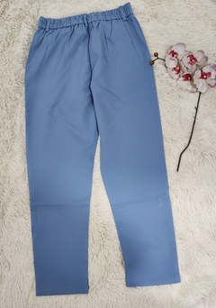 Pantalón de vestir azul en internet