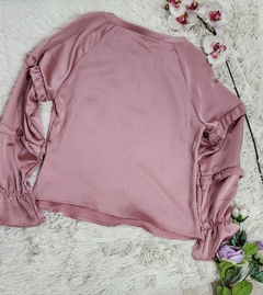 Blusa rosa weekend, manga larga en internet