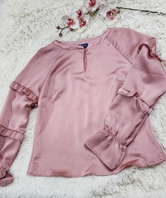 Blusa rosa weekend, manga larga - comprar en línea