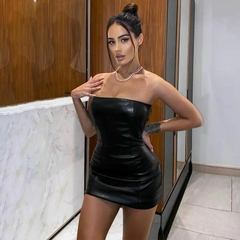 Sexy Vestido Vinipiel