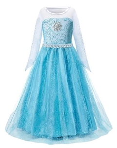 Hermoso vestido para niña tipo ELSA de Frozen