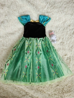 Hermoso vestido para niña tipo ANA de Frozen en internet