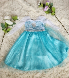 Hermoso vestido para niña tipo ELSA de Frozen en internet