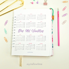 Agenda/planner personalizada en internet