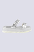 Sandalia Rasteira Flat Plataforma Papete Correntes Slide - comprar online