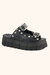 Sandalia Flat Metal Tamanco Papete Rasteira Birken Hashem