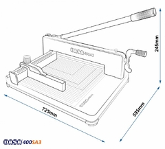 Guillotina DASA 400 A3 - tienda online