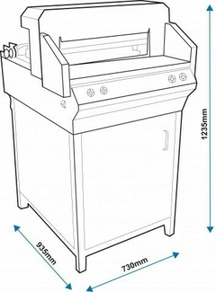 Guillotina alta capacidad DASA 600 Automática - tienda online