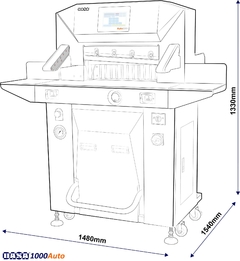 Guillotina automatica DASA 1000 - tienda online