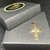 Pingente cruz com jesus detalhado banhado a ouro 18k