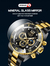 Lige relógios masculinos top marca de luxo relógio de aço inoxidável casual - Jr Boots