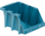 Gaveteiro plástico, nº 7, 18,0 cm x 22,0 cm x 34,0 cm,modelo prático, azul, VONDER
