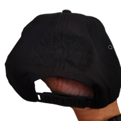 gorra siempre fuertes (black over black) - comprar en línea