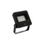 Refletor Projetor LED Solid Externo 3000K 8,5W Bivolt 15x15x3,8cm Polipropileno Preto - Stella STH21741/30