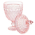 Potiche com Pé Cristal - Angel Rosa - Lyor - comprar online