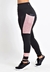 Calça Feminina Preto Rosê Legging Fitness | REF: LX152 - MB Moda e Acessórios