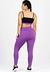 Cropped Alcinha Cruzada+ Calça Legging Roxo Conjunto Metamorfose | REF: MTF14 - MB Moda e Acessórios