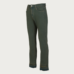 Calça Jeans Calhau Verde na internet